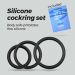 Set de 3 inele din silicon Bandoleros Crushious