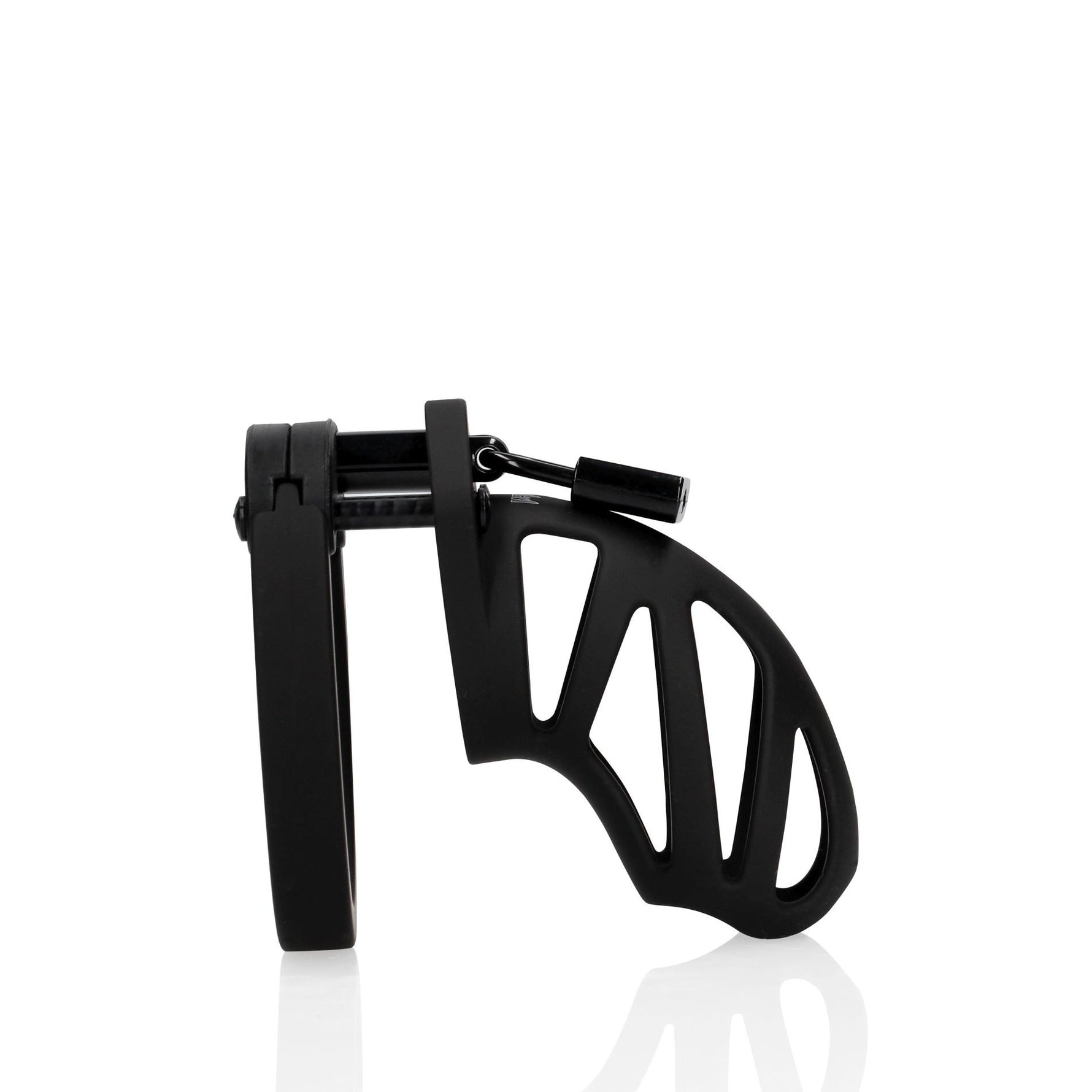 Centură de castitate ManCage Model 24 Neagră 9 cm