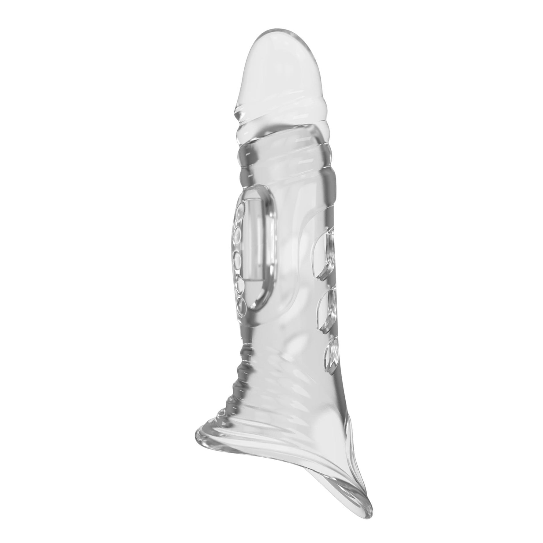 Proteză de penis Pretty Love transparentă TPE 22 cm