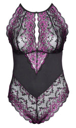Body din dantelă Cottelli CURVES 2XL