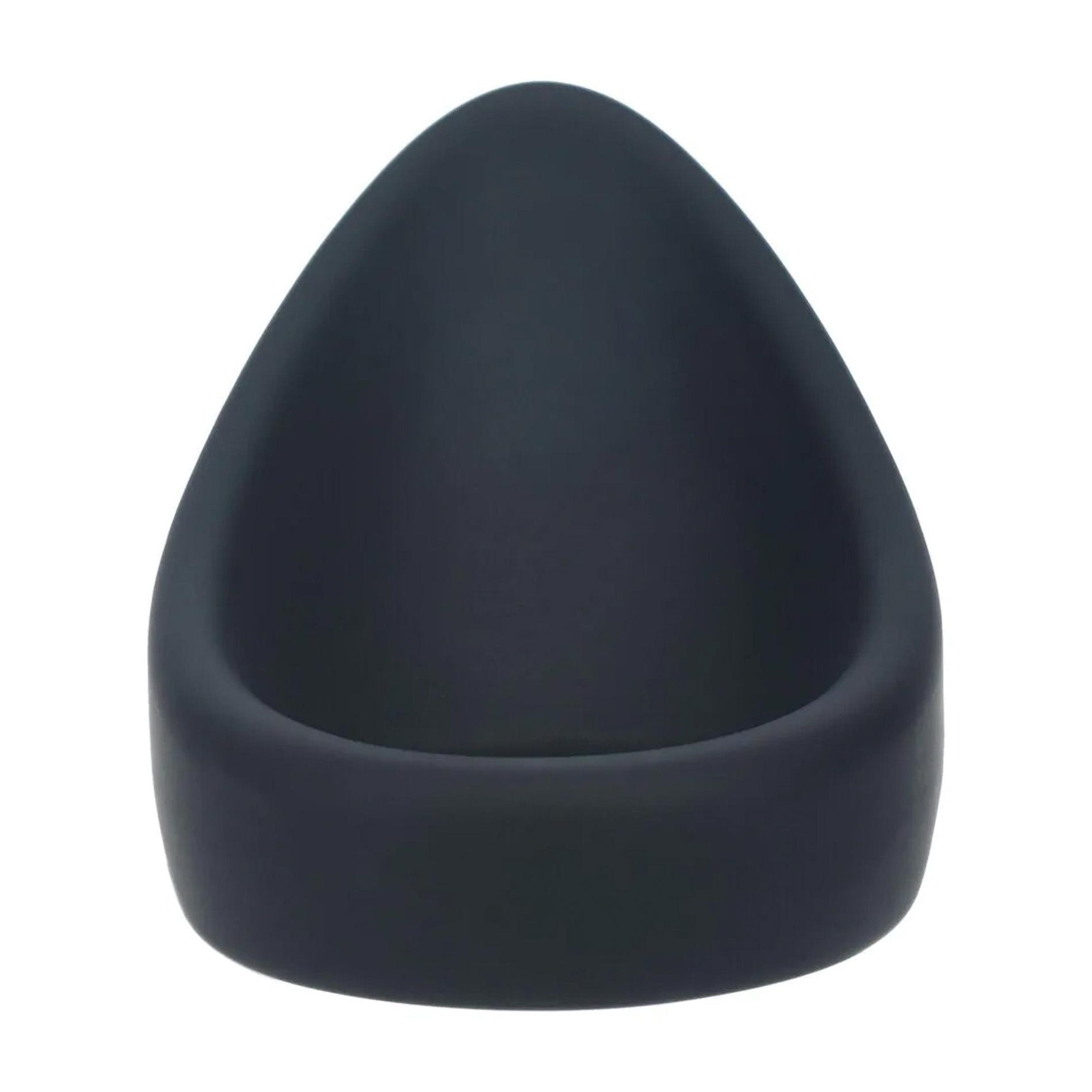 Inel de erecție Levelz din silicon tip lacrimă, negru, 9 cm