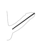 Set de 4 sonde uretrale spiralate din silicon Ouch! 30 cm