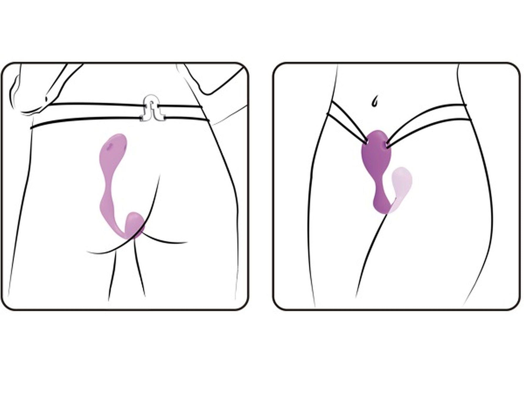 Vibrator cu telecomandă Adrien Lastic Mr.HOOK+LRS silicon USB 12 cm