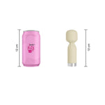 Vibrator compact Silk Pulse ecru, impermeabil 12 cm