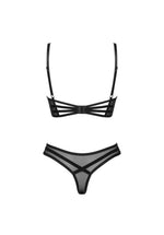 Set lenjerie intimă Roxelia Obsessive negru XL/2XL