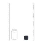 Dispozitiv de întindere a testiculelor din silicon Levelz L 34mm Negru