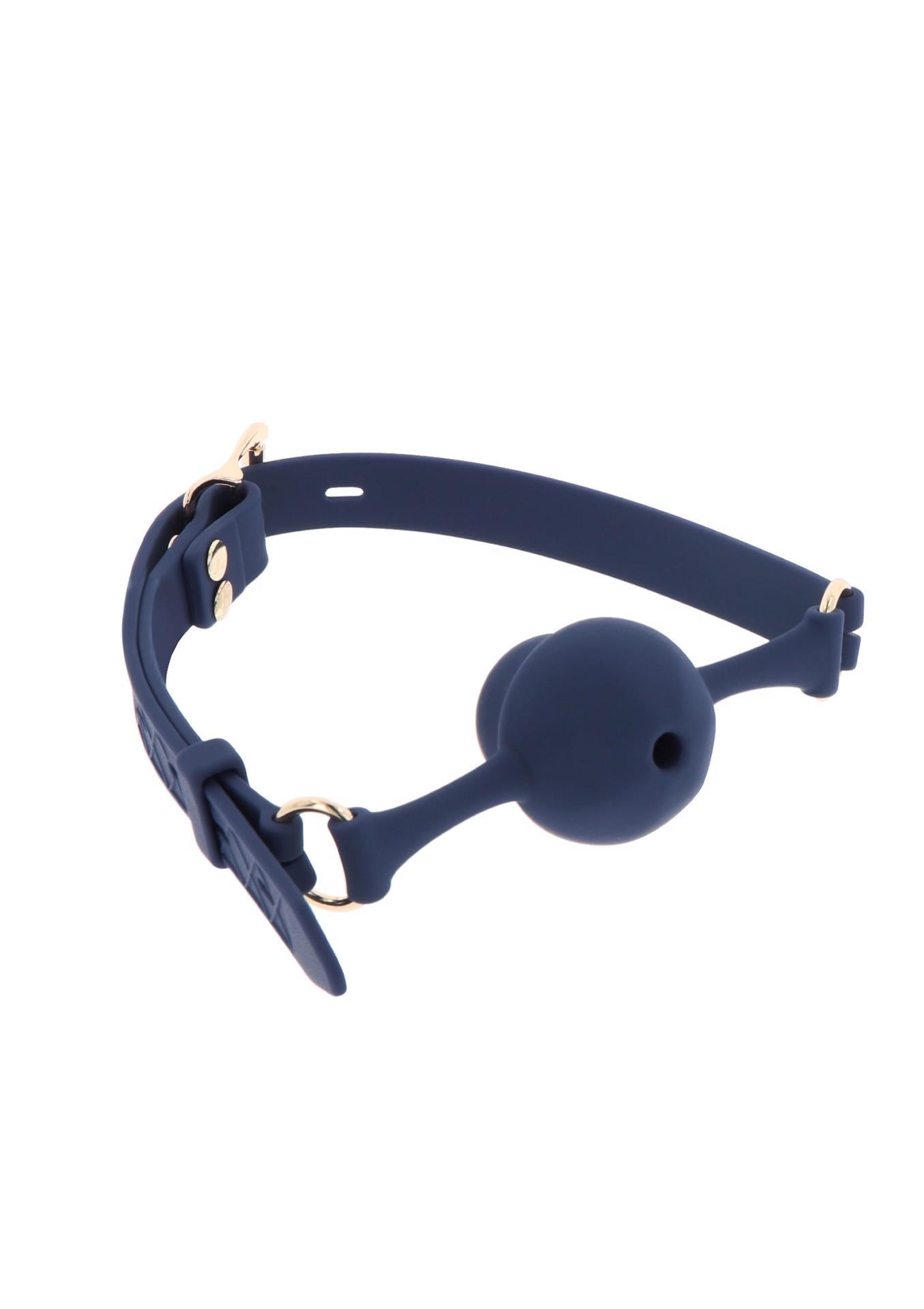 Taboom gag din silicon albastru 64 cm
