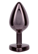 Plug anal Diamond Heart Large Calexotics argintiu 7 cm