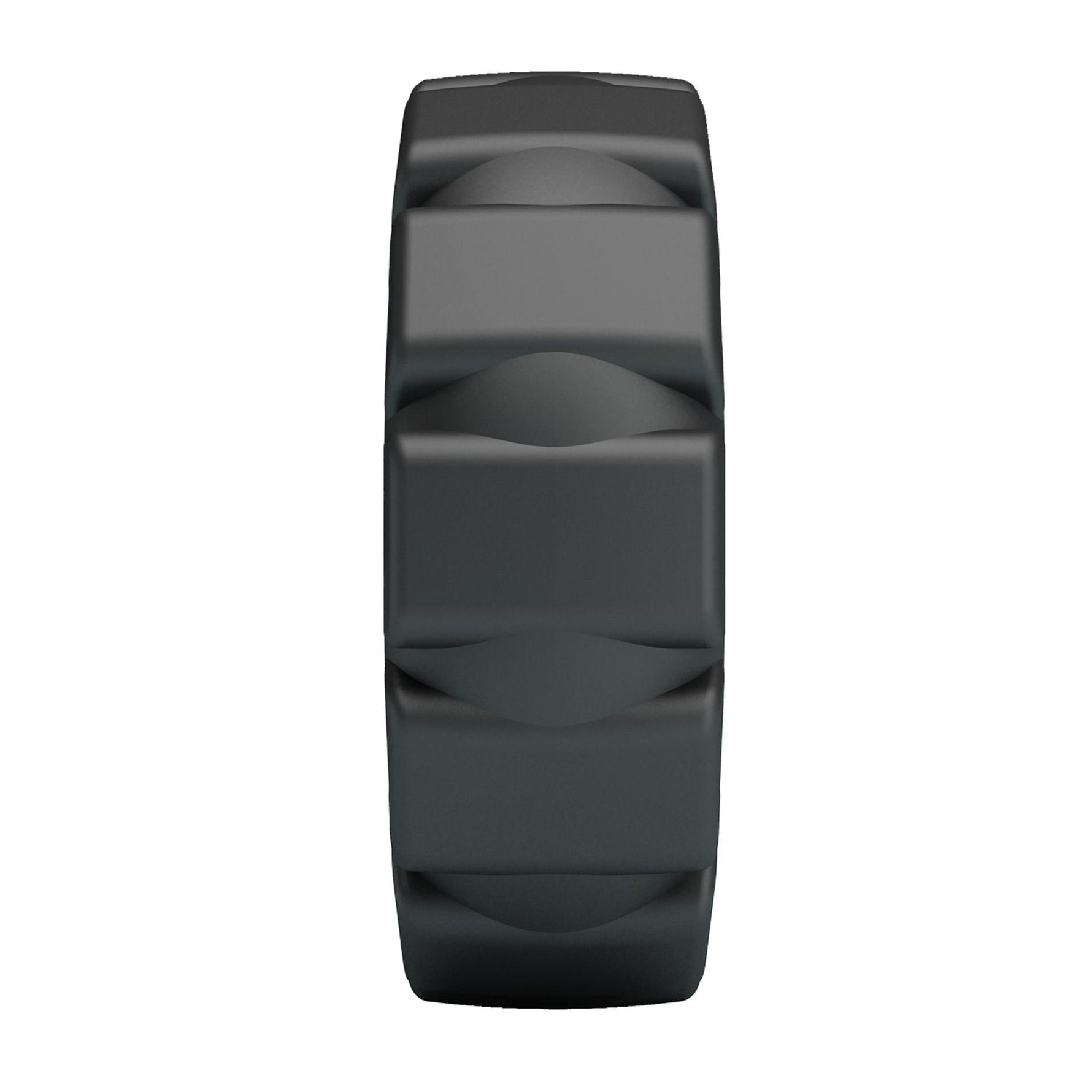Inel pentru penis Crazy Bull Laiden super moale din silicon, negru
