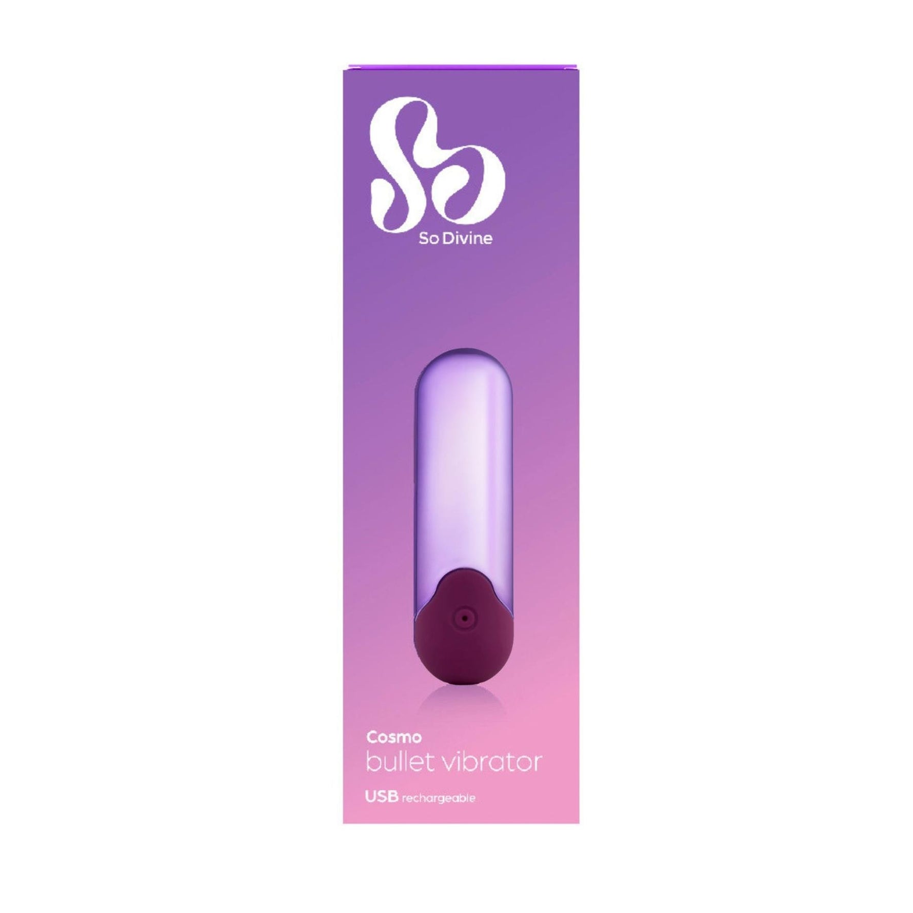 Vibrator mini Bullet USB Cosmo So Divine violet
