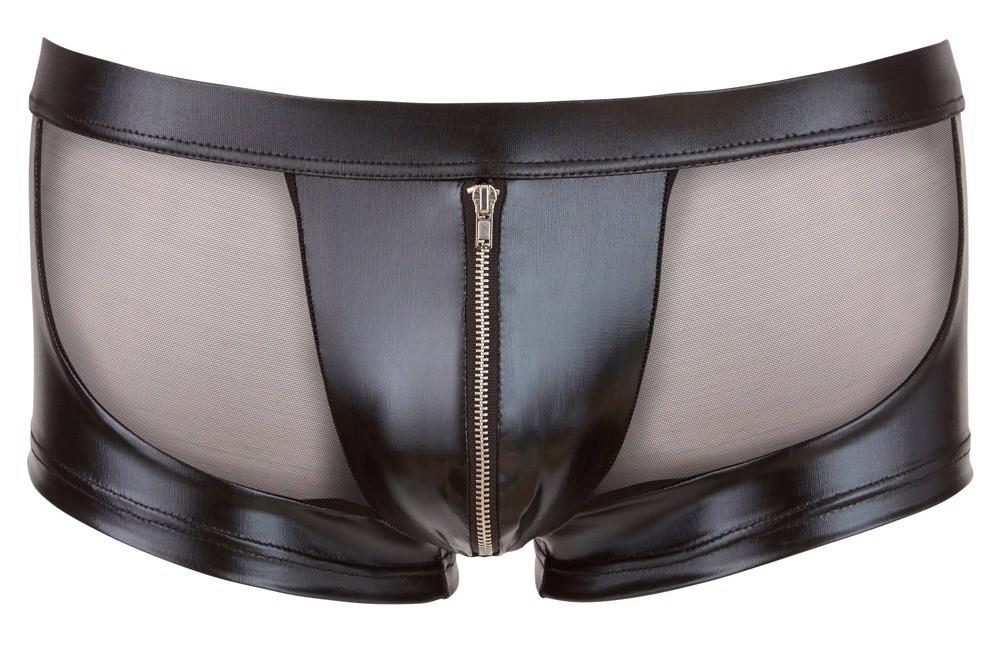 Pantaloni Svenjoyment M Powernet Wetlook pentru bărbați cu fermoar