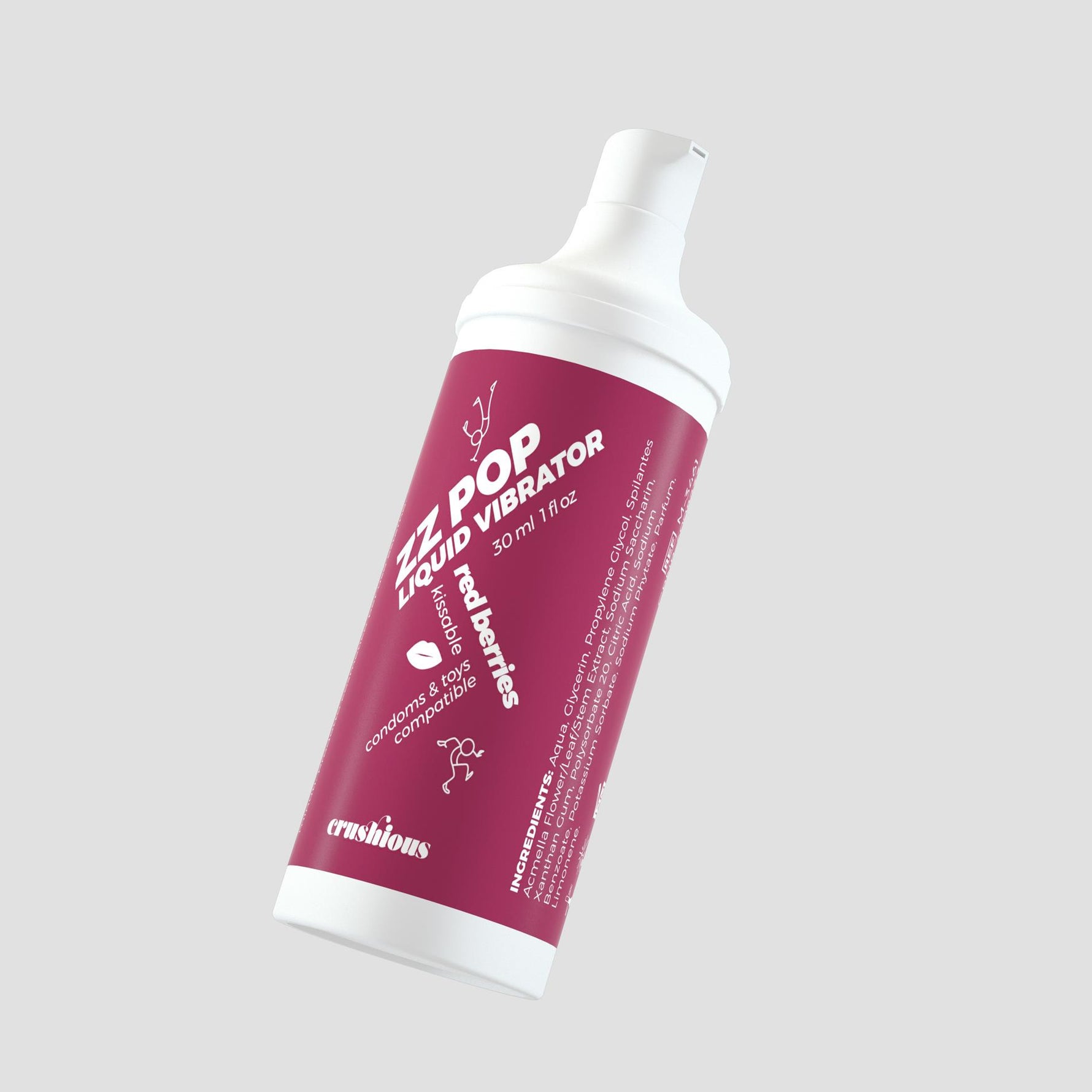 Gel stimulant Crushious ZZ Pop Red Berry 30 ml