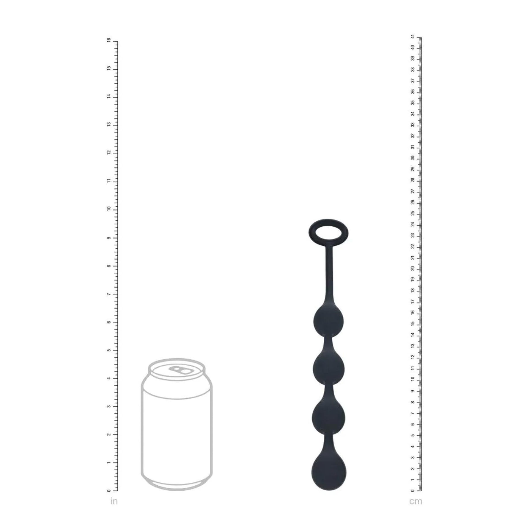 Perle anale din silicon Levelz Waterdrop S, negre
