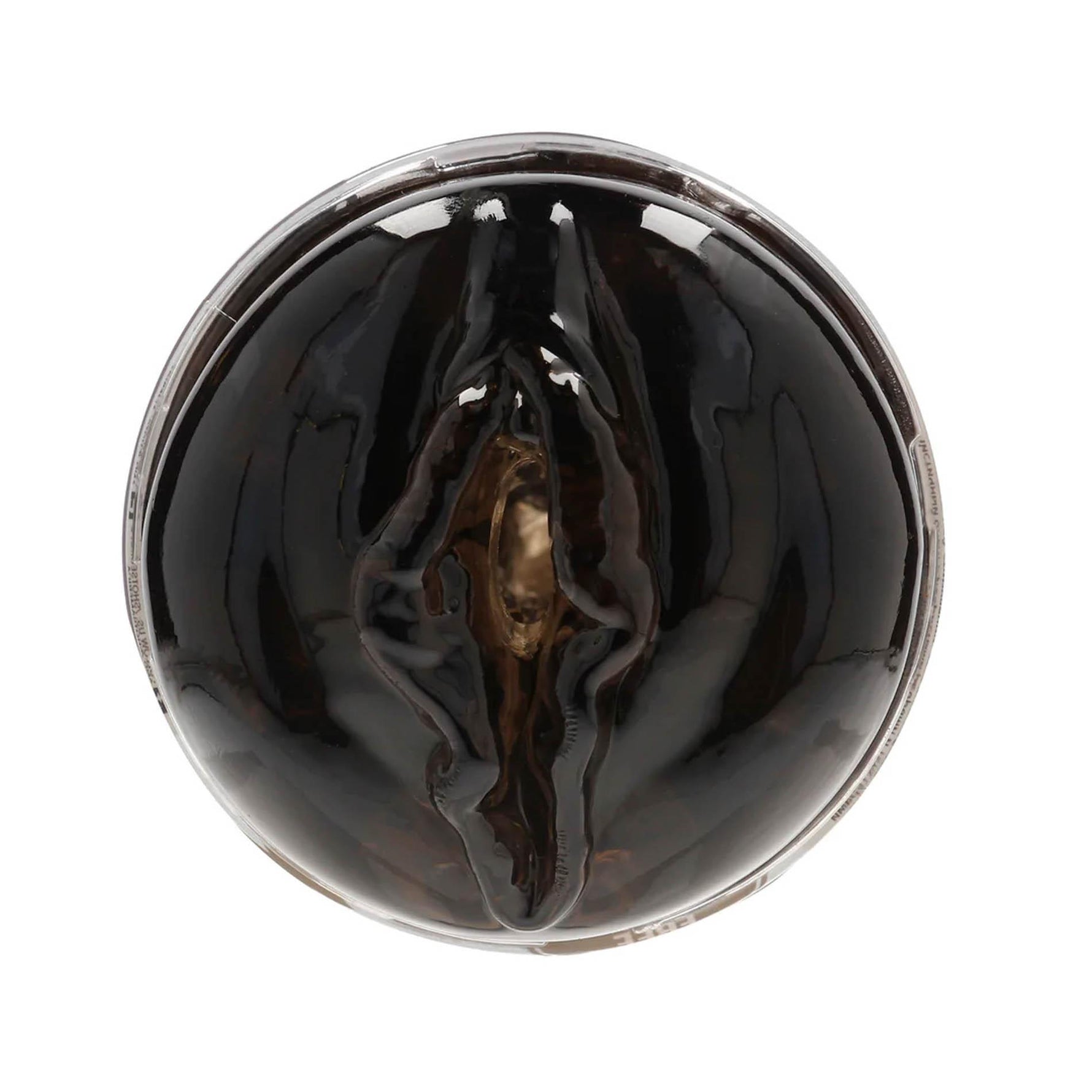 Masturbator TPE Easy Rider RealRock Negru 21,5 cm