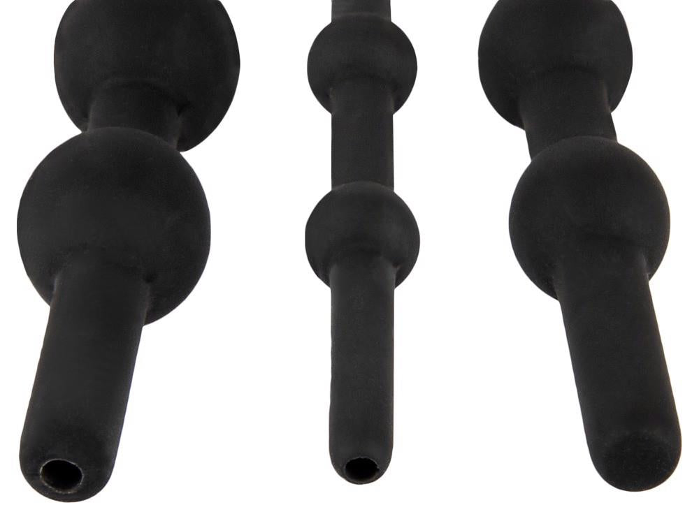 Set de 3 dopuri de penis din silicon Penisplug 16 cm