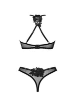 Set lenjerie erotică Latinesa Obsessive negru M/L
