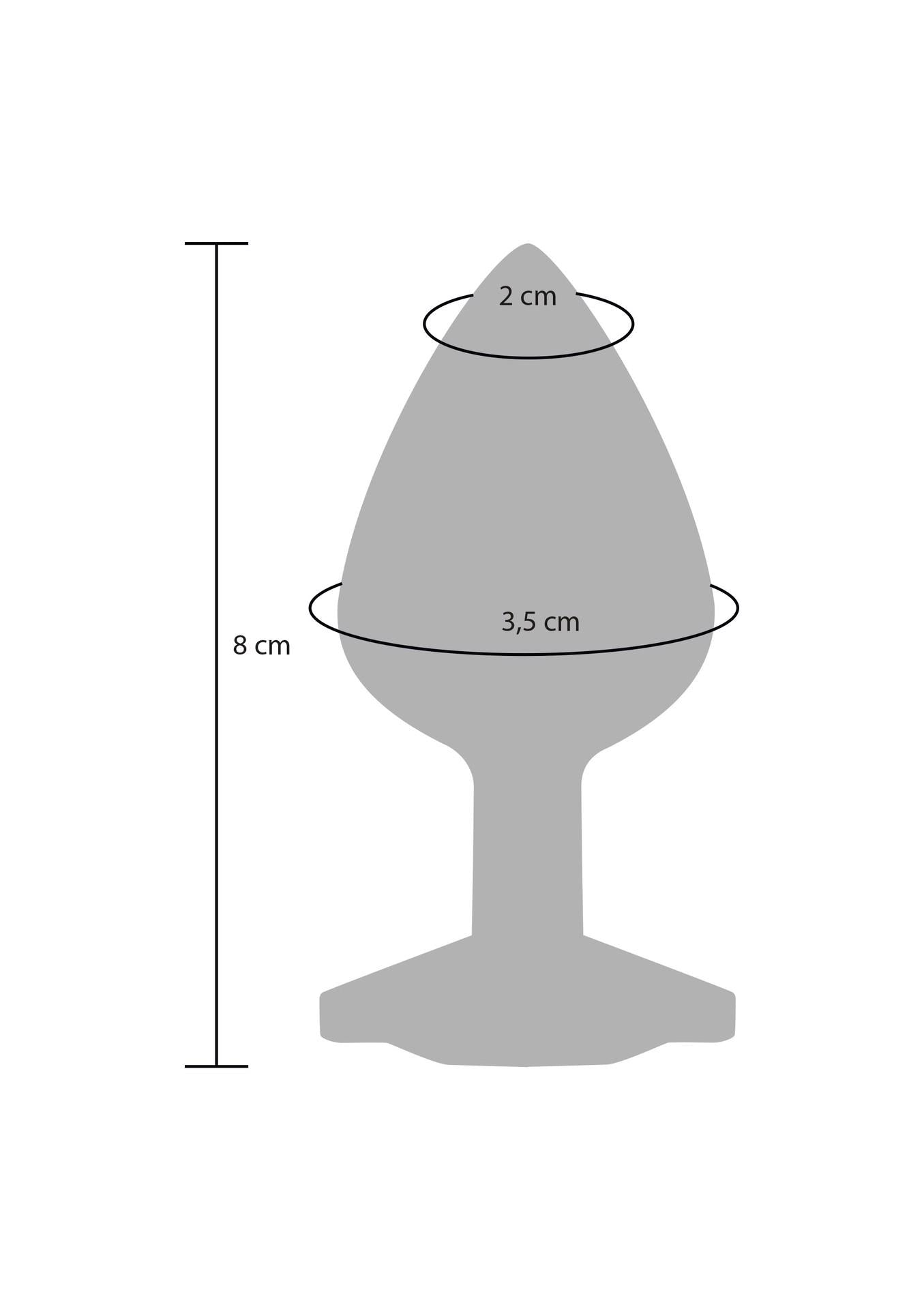 Plug anal Diamond Booty Jewel ToyJoy roz 8 cm