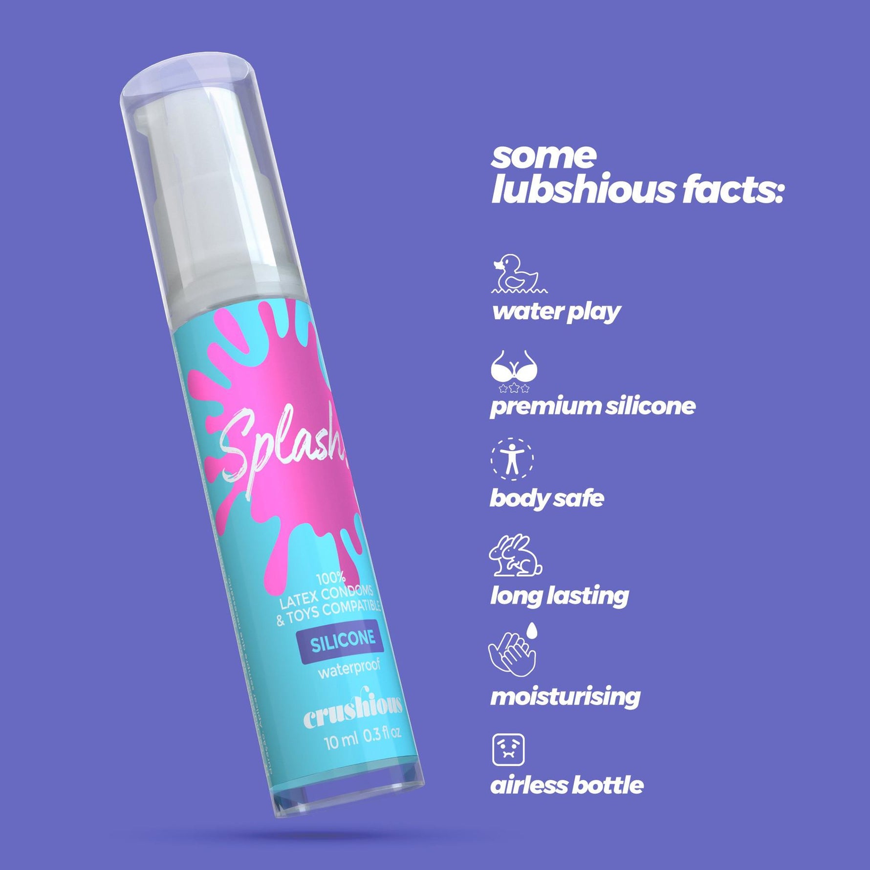 Lubrifiant siliconic Crushious Splash 10 ml
