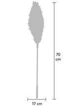 Jucărie Hidden Desire cu două pene, neagră, 68 cm