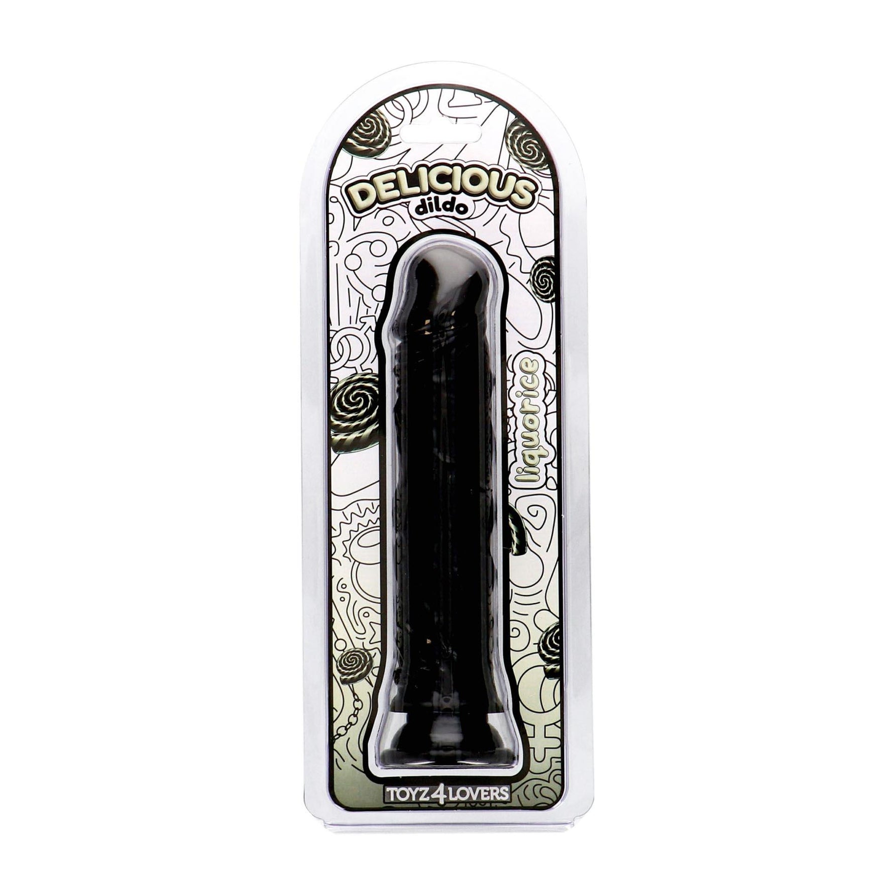 Dildo realist Jim Liquorice cu parfum de lemn dulce 20 cm