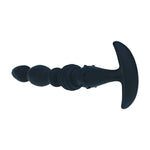 Sondă anală Levelz Multi-Texture din silicon, neagră, 26 cm