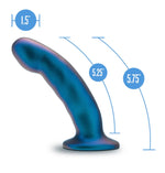 Dildo Temptasia Rebellion din silicon albastru 14 cm