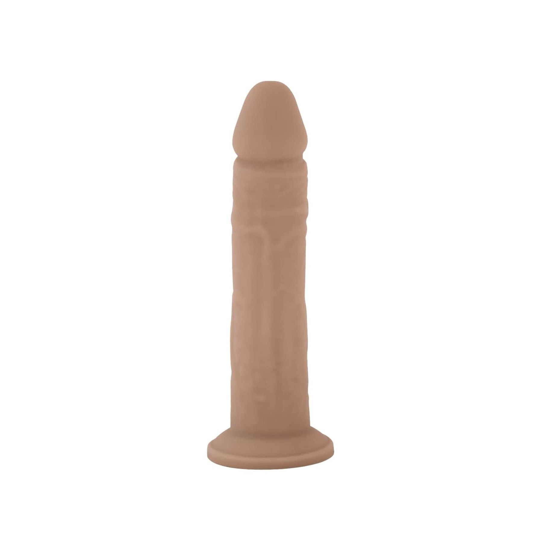Dildo realist din silicon lichid Silexd cu ventuză 20 cm