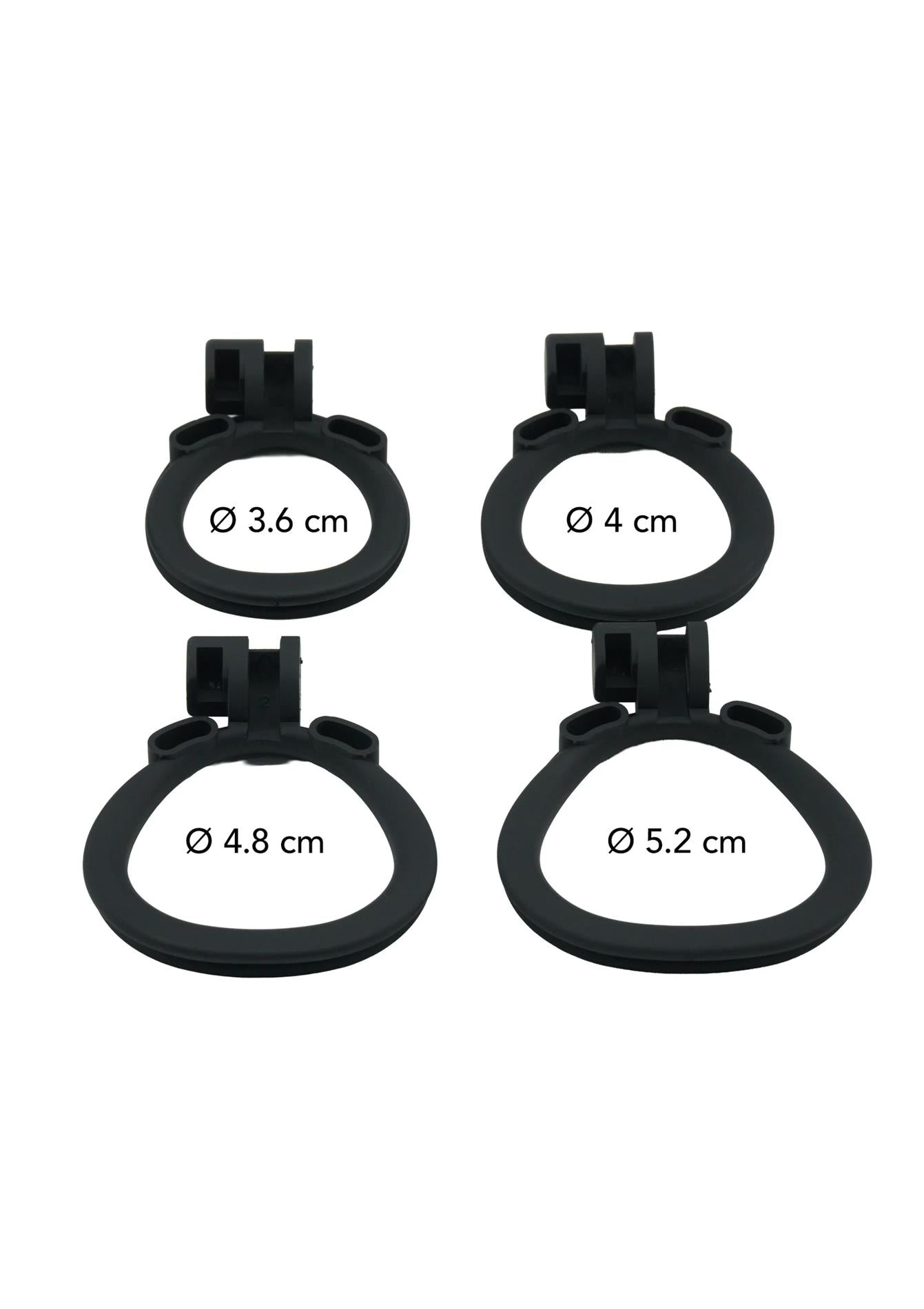 Centură de castitate Hidden Desire Penis Prison Neagră 8 cm
