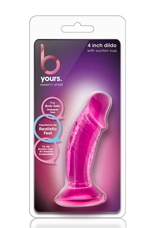 Dildo Blush B Yours Sweet N Small din PVC, roz, 10 cm