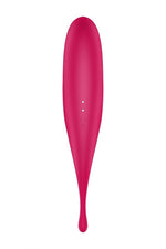 Stimulator clitoridian USB Satisfyer Twirling Pro Roșu