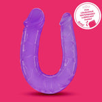 Dildo Double Trouble Crushious Purple 27 cm