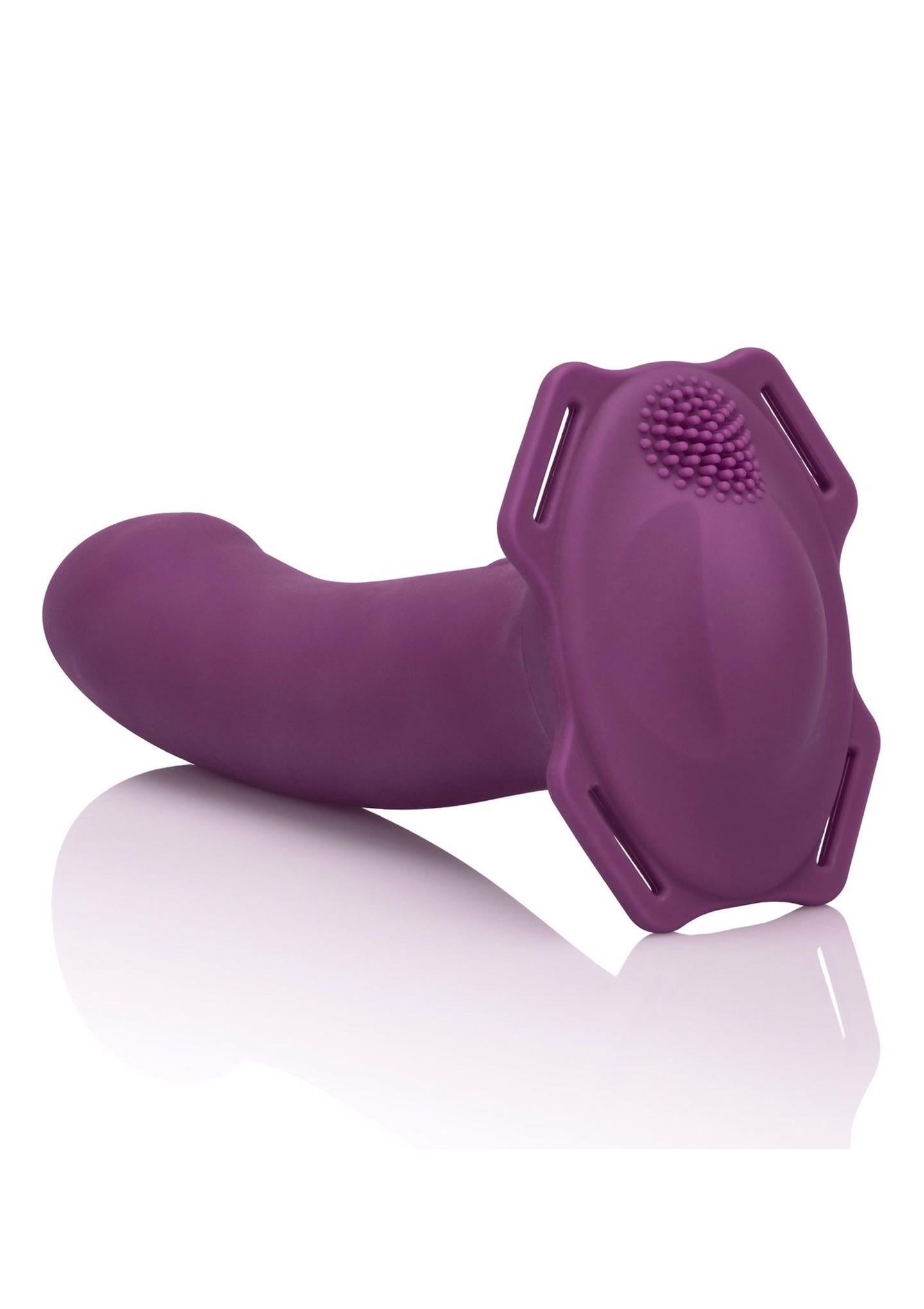 Vibrator cu curea Calexotics Me2 Rumbler, violet, USB, 16,5 cm