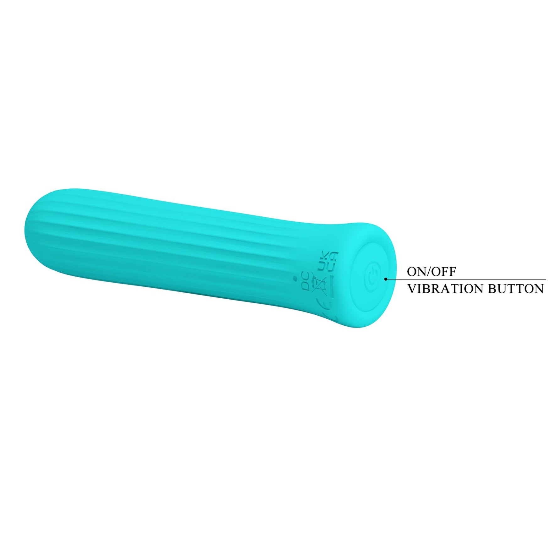 Vibrator compact din silicon Pretty Love reîncărcabil
