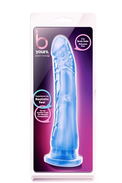 Dildo B Yours Sweet N Hard 6 albastru PVC 4,6 cm