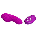 Vibrator Pretty Love Romario din silicon cu telecomandă, 10 funcții