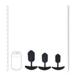 Set de 3 dopuri anale din silicon Levelz, negre