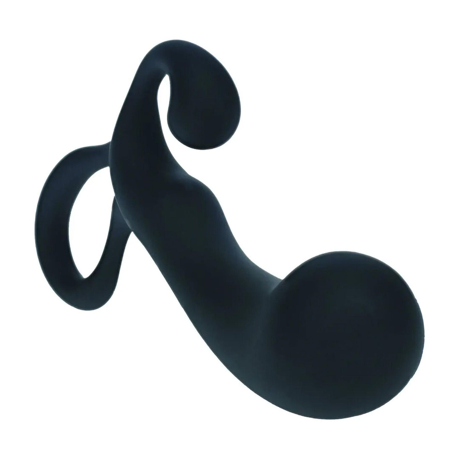 Masaj prostată Levelz M din silicon, negru, 13 cm