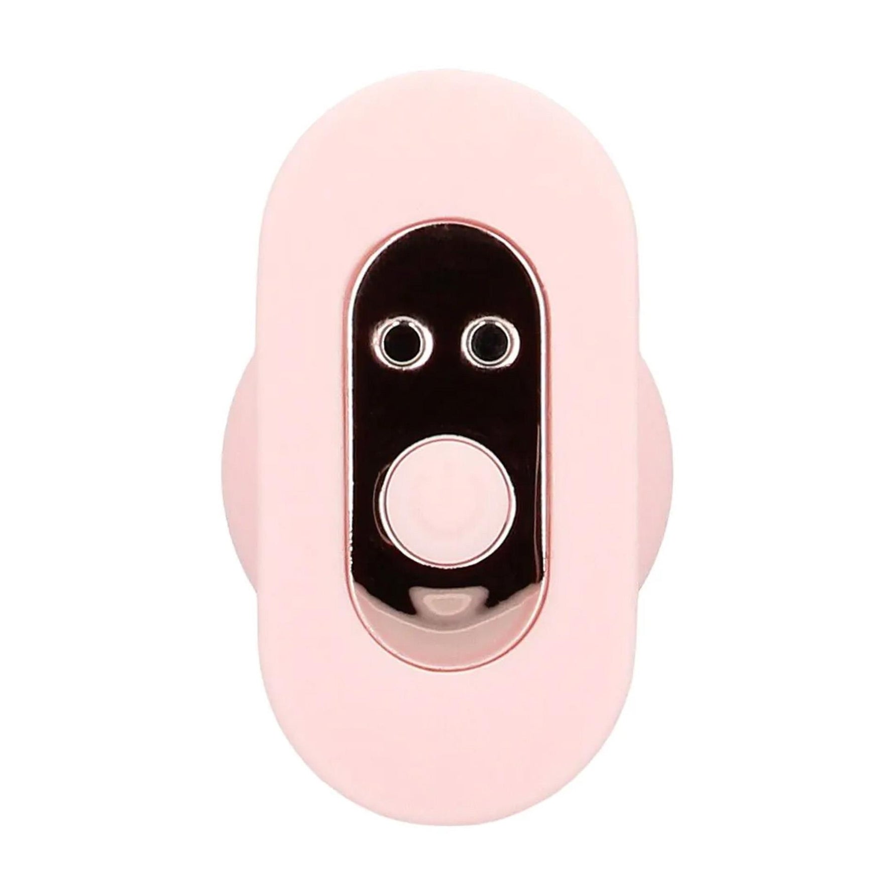 Plug anal vibrant Loveline Velvet cu telecomandă, roz, 9,8 cm