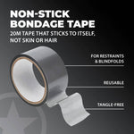 Bandă adezivă Ouch Silver Bondage, 20 de metri