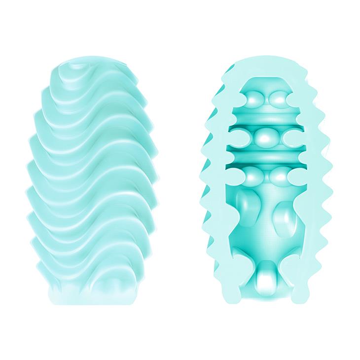 Masturbator Pretty Love cu două fețe, verde deschis