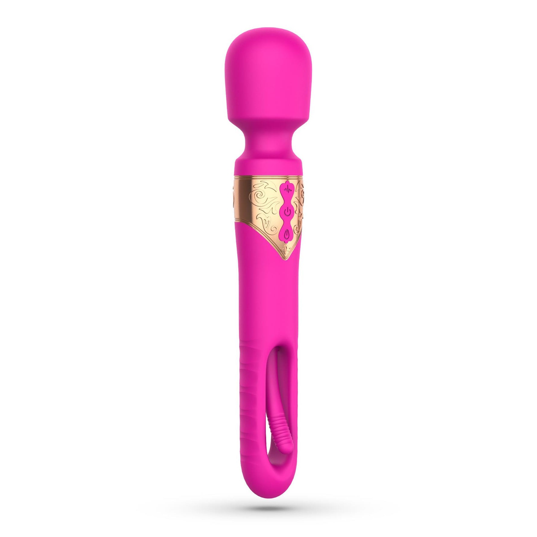 Aparat de masaj cu vibrații Crushious Big Ben cu dublă USB, 25,9 cm