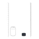 Levelz M Dispozitiv de întindere a testiculelor din silicon, 34 mm, negru