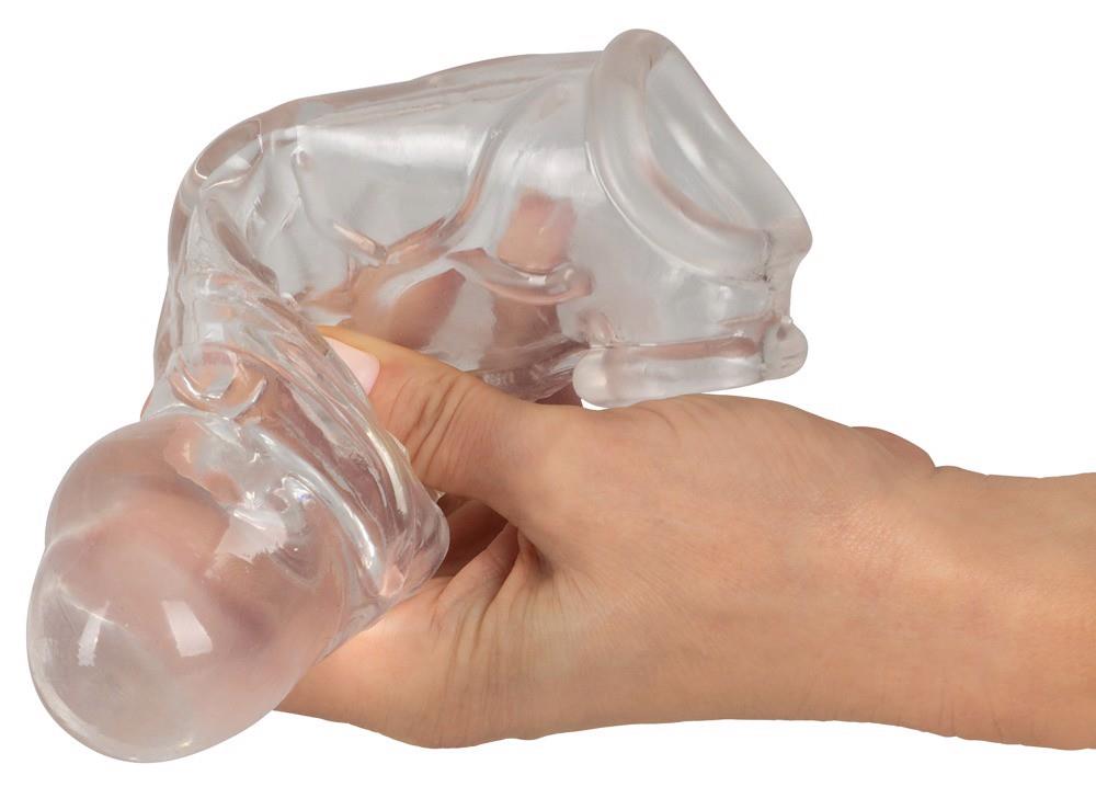 Extensor de penis TPE transparent, 19,2 cm