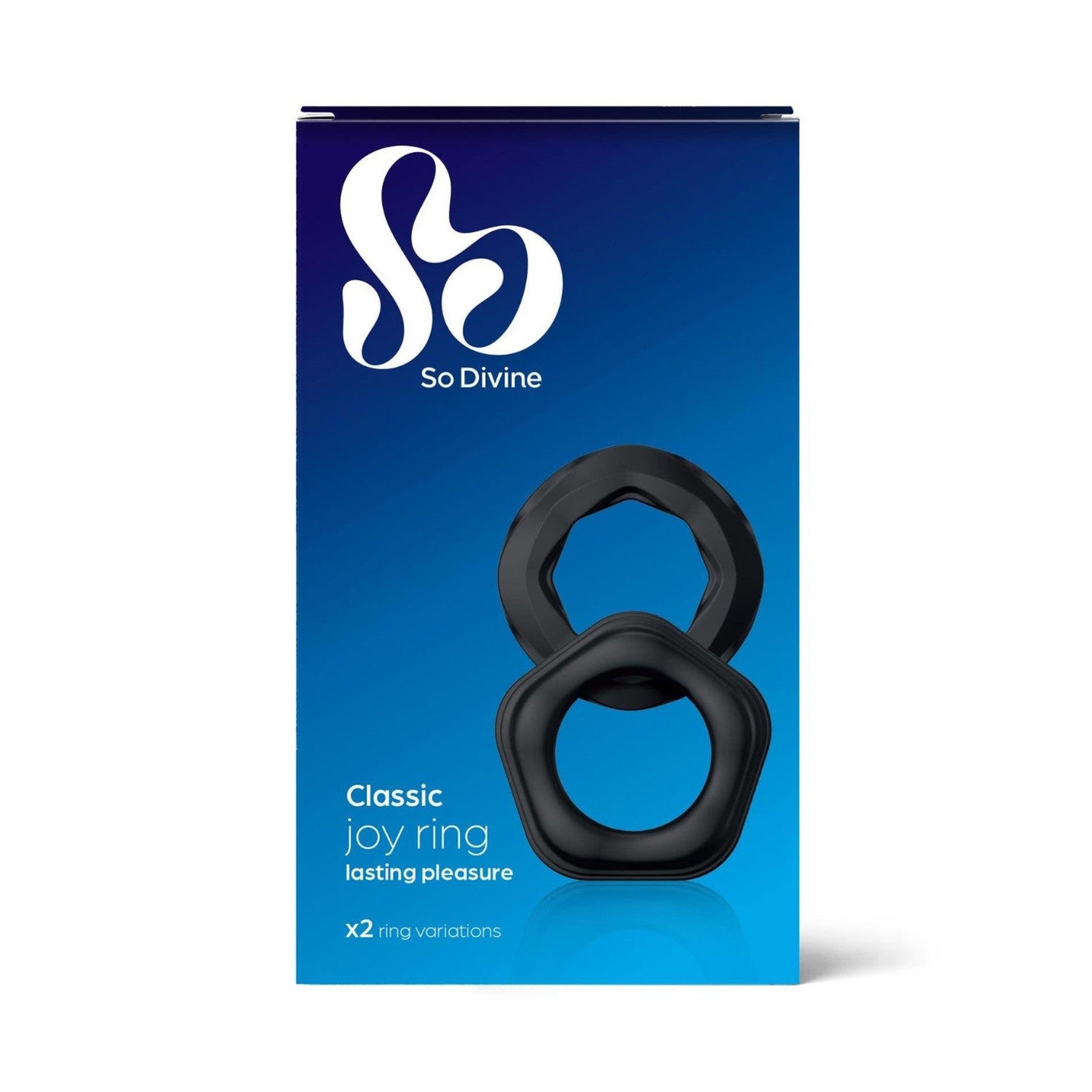 Inele pentru penis So Divine Classic din silicon, 2 buc.