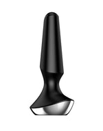 Dop anal vibrant din silicon Satisfyer Plugilicious 2, negru