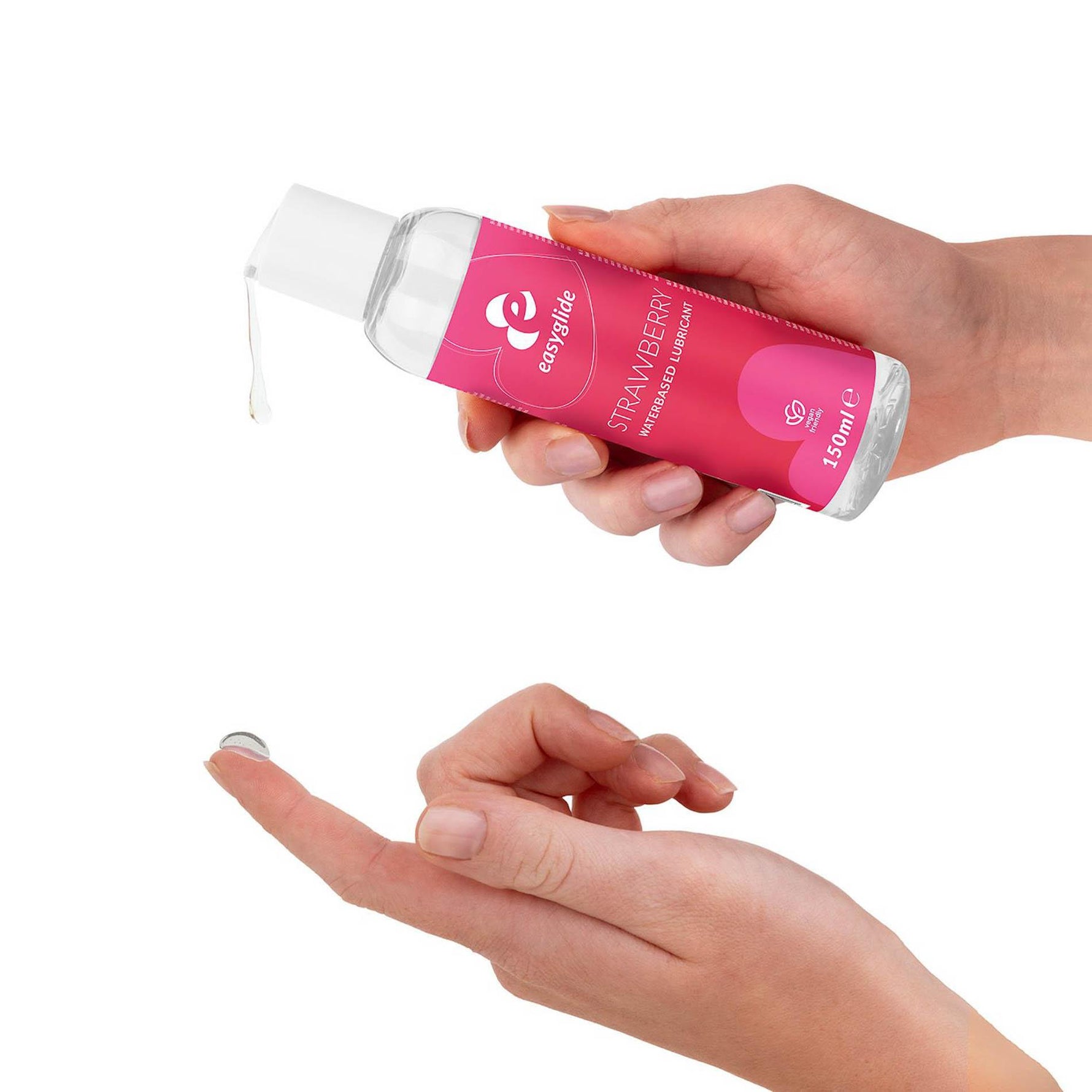 Lubrifiant pe bază de apă EasyGlide cu aromă de căpșuni 150 ml