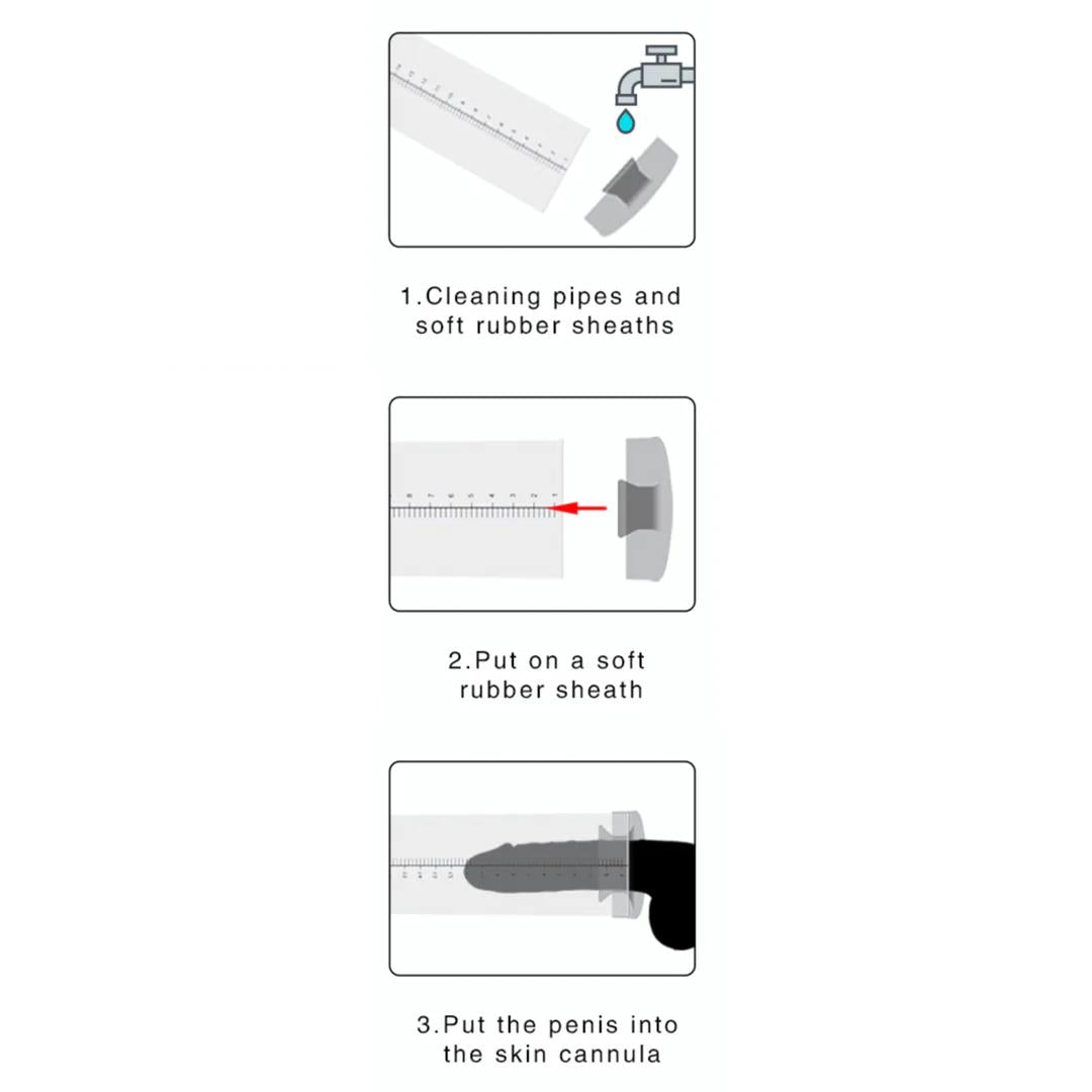 Manșon de silicon pentru pompe cu pompa, mare, 7 cm