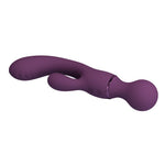 Vibrator USB Pretty Love din silicon, cu formă de iepuraș, 20 cm