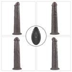 Dildo realist Lovetoy, silicon dublu strat, 25 cm, rotativ, cu telecomandă
