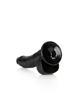 Dildo curbat realist RealRock cu scrot și ventuză 20,5 cm